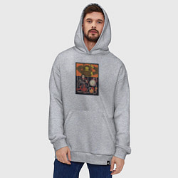 Толстовка-худи оверсайз Сыграем в игру, цвет: меланж — фото 2