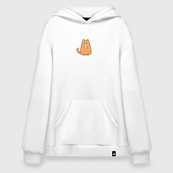 Худи оверсайз Кот день рождения