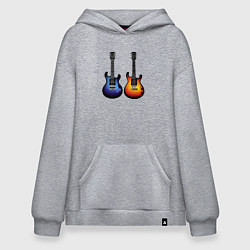 Худи оверсайз Яркие гитары