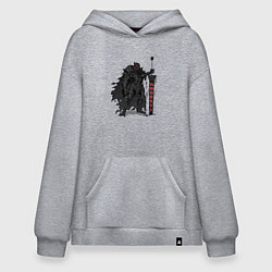 Худи оверсайз Черный мечник