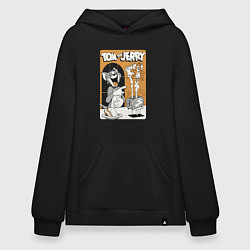 Худи оверсайз Том и Джерри - тосты