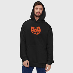 Толстовка-худи оверсайз Wu-Tang halloween, цвет: черный — фото 2