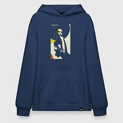 Худи оверсайз Девушка в круглой шляпе