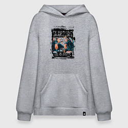 Худи оверсайз Дни сакамото с главными героями