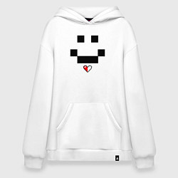 Худи оверсайз Minecraft улыбка и любовь