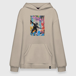 Худи оверсайз Monkey graffiti