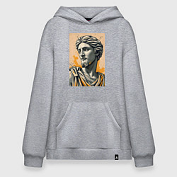 Худи оверсайз Арт с античным портретом