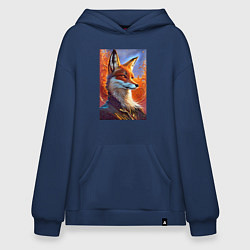Худи оверсайз Fox fashionista - ai art fantasy