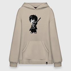 Худи оверсайз Маленький воин-самурай