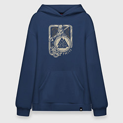 Худи оверсайз Воин с щитом и мечом