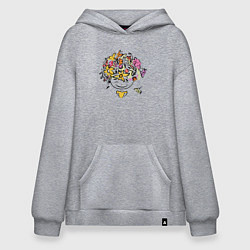 Худи оверсайз Весенняя девчонка