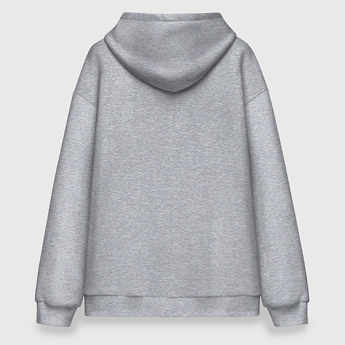 Худи оверсайз Оленёнок зомби / Меланж – фото 2