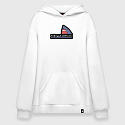 Толстовка-худи оверсайз Совершенно потрясающий, цвет: белый