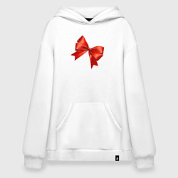 Худи оверсайз Красный бантик