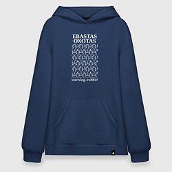 Худи оверсайз Warning rabbit ebastas