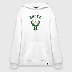 Худи оверсайз Милуоки Бакс - команда НБА