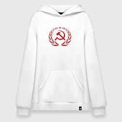 Худи оверсайз Герб СССР серп и молот