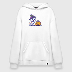 Худи оверсайз Cat pumpkin