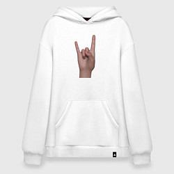 Худи оверсайз Жест коза правой рукой