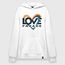Худи оверсайз Логотип Love Parade