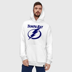 Толстовка-худи оверсайз HC Tampa Bay, цвет: белый — фото 2