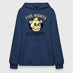 Толстовка-худи оверсайз Five Nights At Freddy's, цвет: тёмно-синий