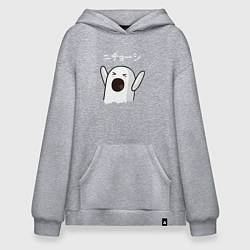 Толстовка-худи оверсайз Ничоси азиат, цвет: меланж