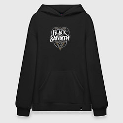 Толстовка-худи оверсайз Black Sabbath, цвет: черный
