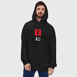 Толстовка-худи оверсайз Ali by boxcluber, цвет: черный — фото 2