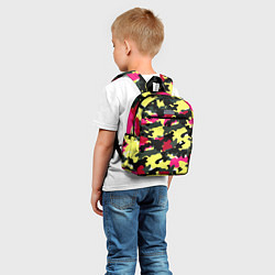 Детский рюкзак Камуфляж: контраст цветов, цвет: 3D-принт — фото 2