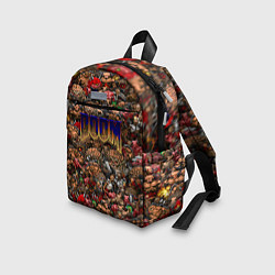 Детский рюкзак DOOM: Pixel Monsters, цвет: 3D-принт — фото 2