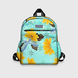 Детский рюкзак Цветочный узор, цвет: 3D-принт