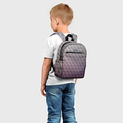 Детский рюкзак Кольчуга из треугольников, цвет: 3D-принт — фото 2