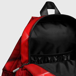 Детский рюкзак Red squares, цвет: 3D-принт — фото 2