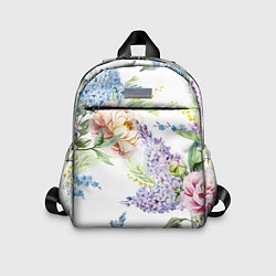 Детский рюкзак Сирень и Пионы, цвет: 3D-принт