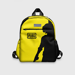 Детский рюкзак PUBG: Yellow Shadow, цвет: 3D-принт