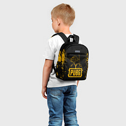 Детский рюкзак PUBG: Black Soldier, цвет: 3D-принт — фото 2