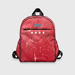 Детский рюкзак Мясо 100%, цвет: 3D-принт