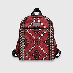 Детский рюкзак Славянский орнамент: красный