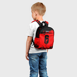 Детский рюкзак R6S: Red Outbreak, цвет: 3D-принт — фото 2