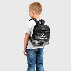 Детский рюкзак Lexus sport geometry, цвет: 3D-принт — фото 2