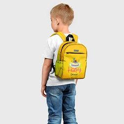 Детский рюкзак Happy Birthday, цвет: 3D-принт — фото 2