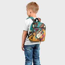 Детский рюкзак Ретро-музыка, цвет: 3D-принт — фото 2
