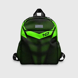 Детский рюкзак N7: Green Armor, цвет: 3D-принт