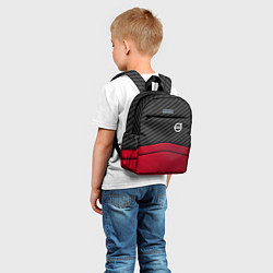 Детский рюкзак Volvo: Red Carbon, цвет: 3D-принт — фото 2