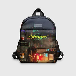 Детский рюкзак Cyberpunk 2077: Night City, цвет: 3D-принт