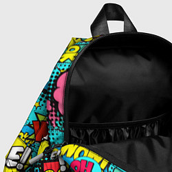 Детский рюкзак Кислотный поп-арт, цвет: 3D-принт — фото 2