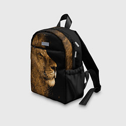 Детский рюкзак Песчаный лев, цвет: 3D-принт — фото 2