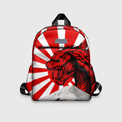 Детский рюкзак Japanese Godzilla, цвет: 3D-принт