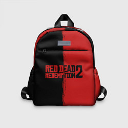 Детский рюкзак RDD 2: Black & Red, цвет: 3D-принт